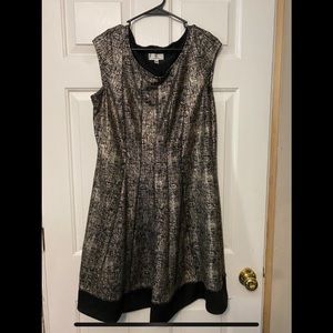 Black & Gold sparkle shift dress, size L